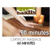 Certificat pour un massage 60 minutes